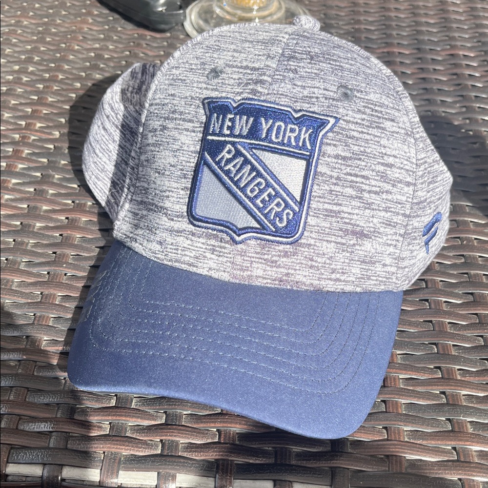 Fanatics New York Rangers Gray and Blue Hat